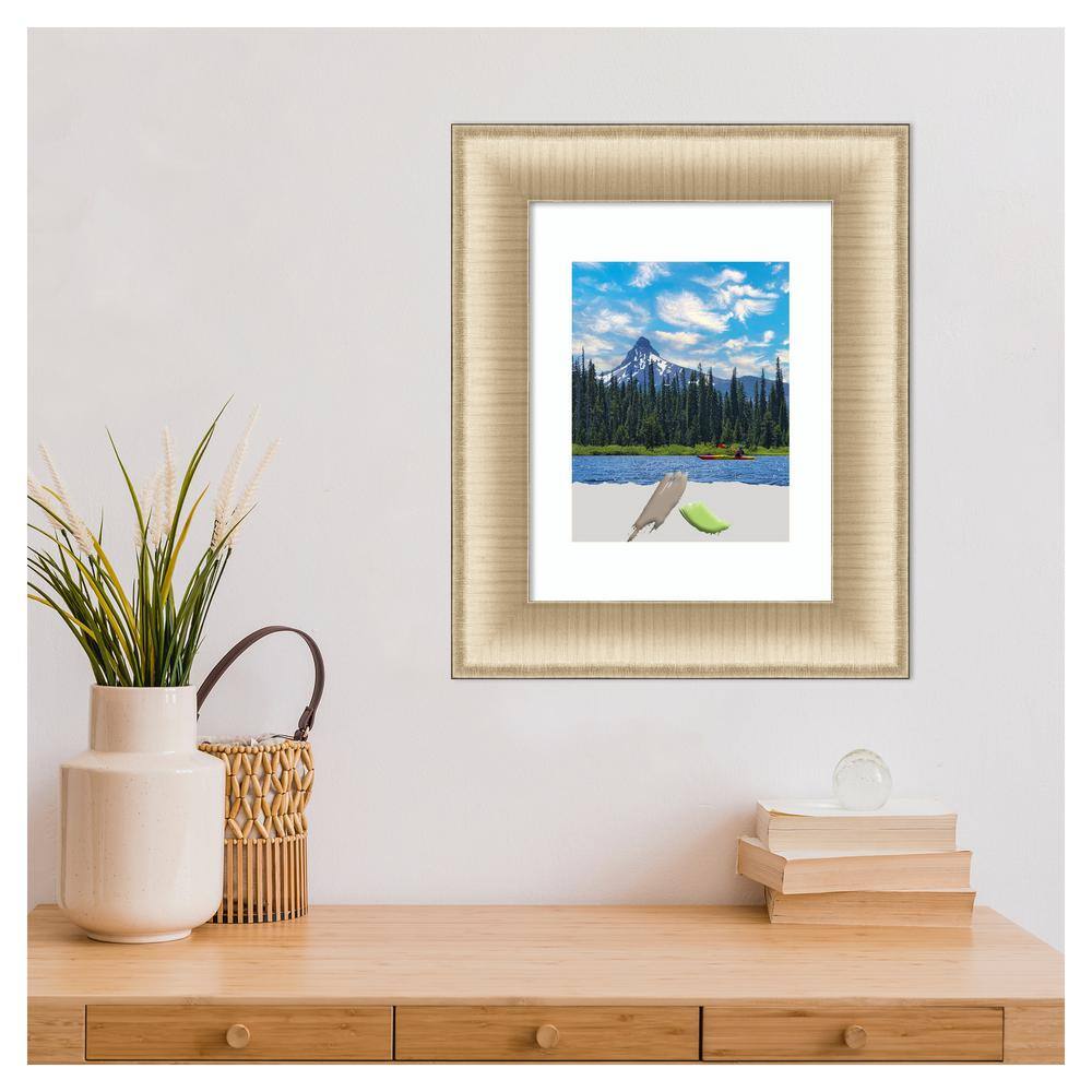 Elegant Brushed Honey Gold Polystyrene Wall Picture Frame