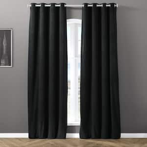 SATEEN WOVEN BLACKOUT 45" x 72" MAUVE EYELET FULLY LINED READY MADE CURTAINS 