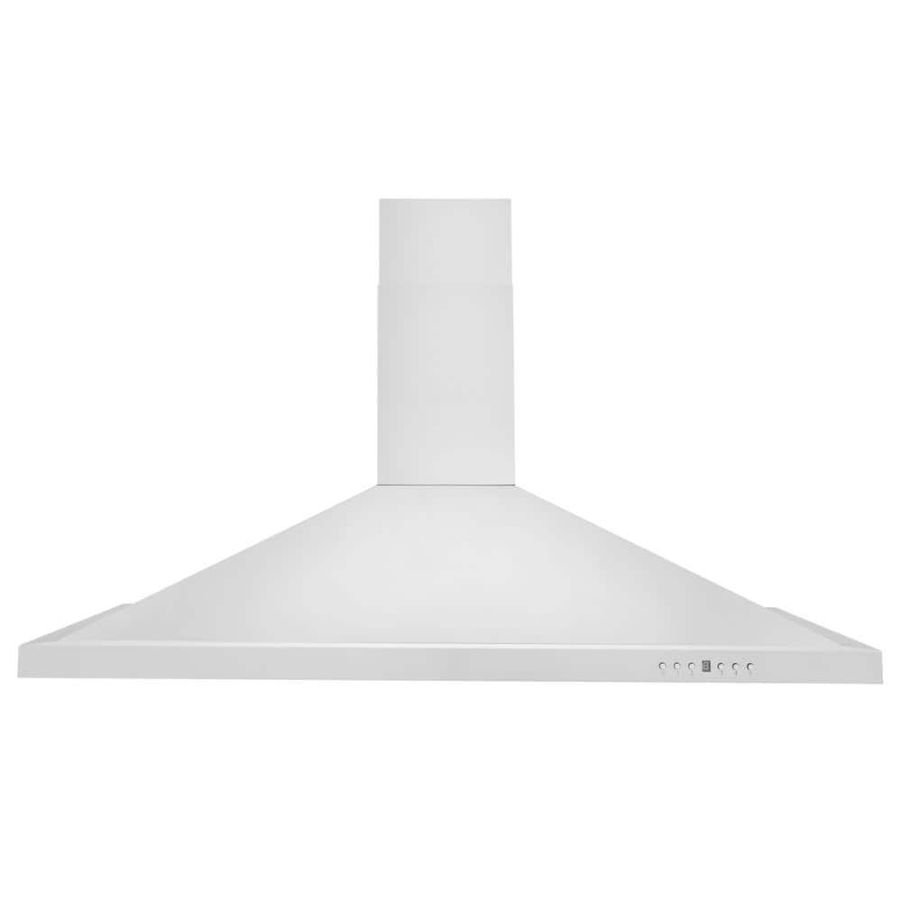 48" Stainless Steel Convertible Wall Mount Range Hood with Charcoal Filters