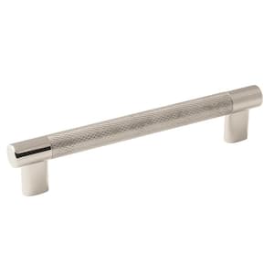 Esquire 6-5/16 in (160 mm) Center-to-Center Polished Nickel/Stainless Steel Drawer Pull