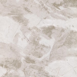 Carrara Marble Vinyl Roll Wallpaper (Covers 56 sq. ft.)