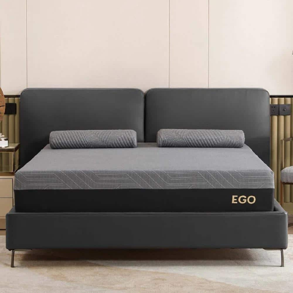 Ego Black King Medium Copper Gel Memory Foam 10 in. Bed-in-a-Box Mattress -  MLILY, MCE100K0000T