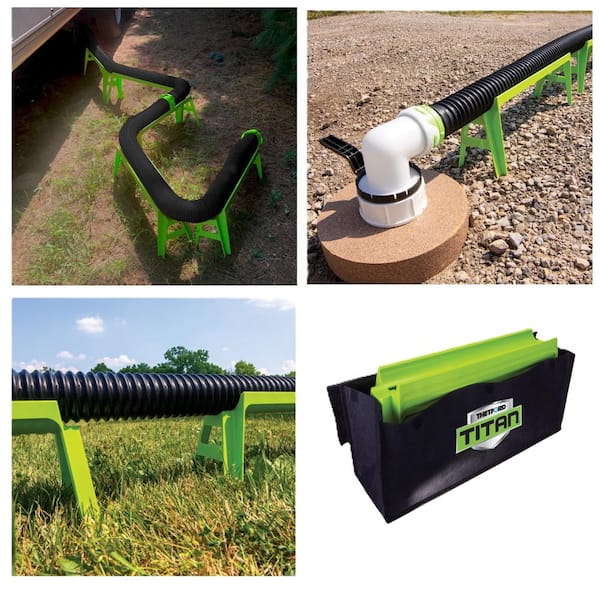THETFORD 24 in. Titan RV Sewer Hose Support (5-piece) 17919 - The 