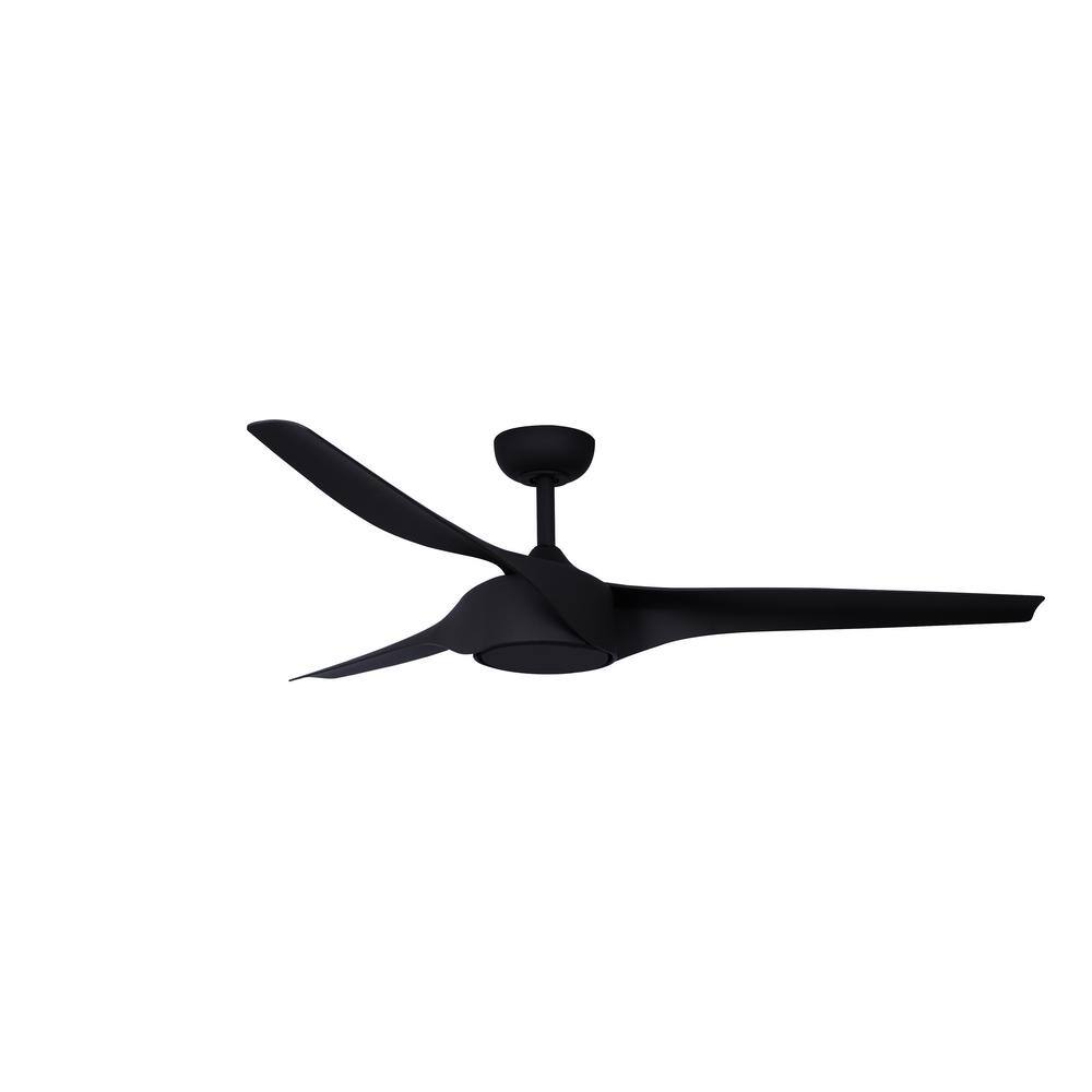 "Star X 57"" Integrated LED Indoor/Outdoor Matte Black Ceiling Fan with Light Kit and Remote Control" price history on PriceWatchPro