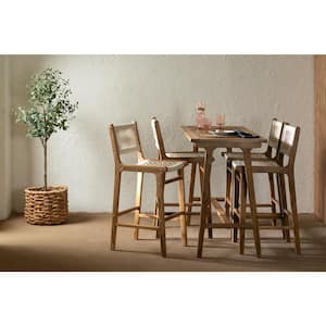 Agave Bohemian Cream Wood 53.25 in. 4-Legs Dining Table for 4