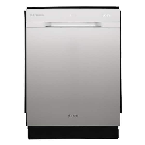 Samsung CHEF Collection Top Control Tall Tub Dishwasher in Stainless Steel with Stainless Steel Tub and WaterWall Wash