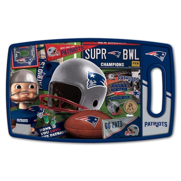 NFL New England Patriots Retro Series Polypropyene Cutting Board
