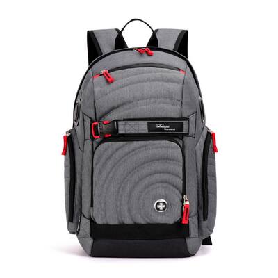 gray bookbag