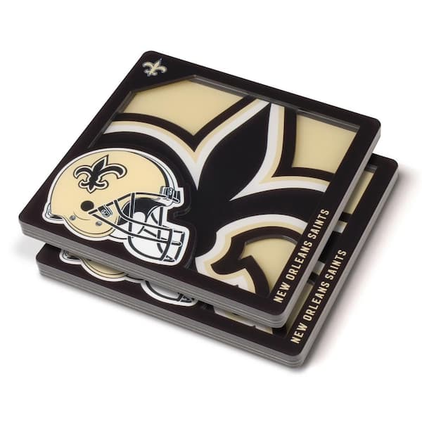 YouTheFan NFL New Orleans Saints 2-Piece Assorted Colors Acrylic