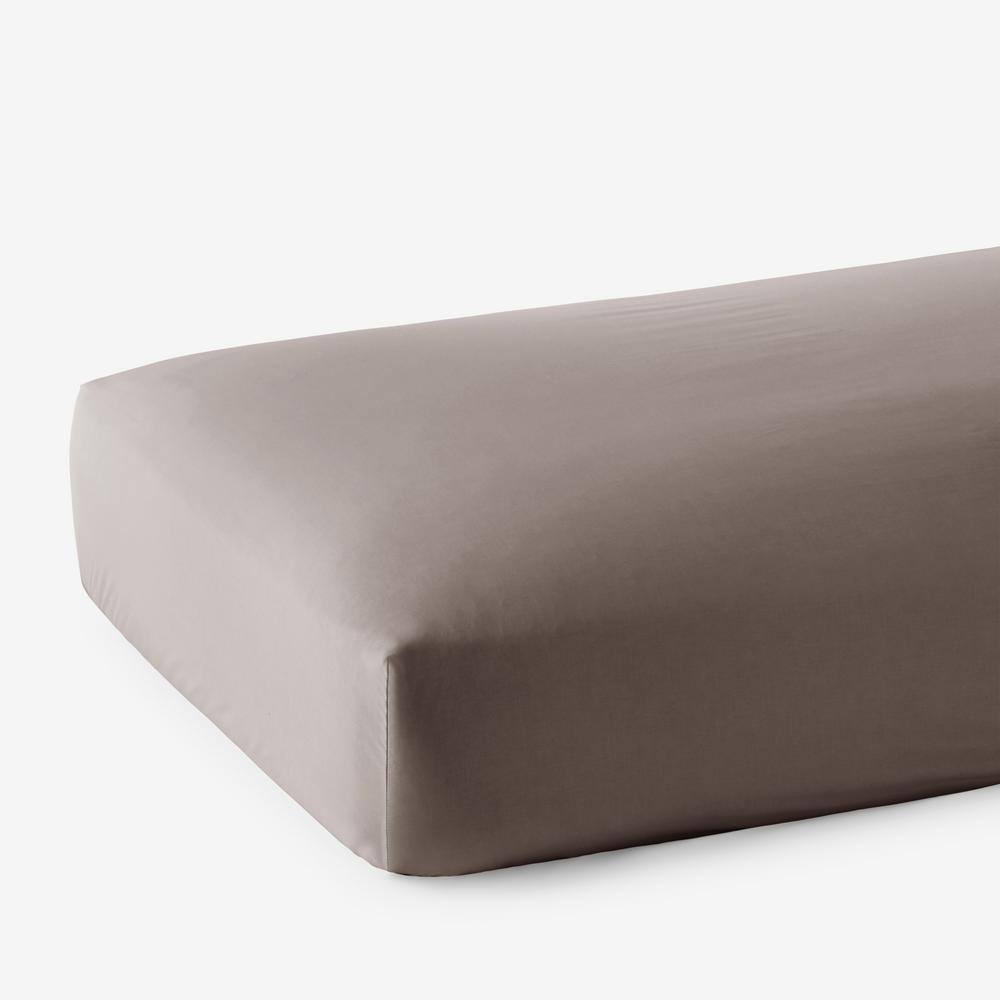 Company Cotton Wrinkle Free Sateen Cinder Sateen Twin XL Fitted Sheet price history on PriceWatchPro