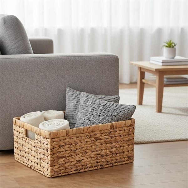 小物入れ Lyum 2 of Set Basket Storage Wicker 11x11in HOYCYA6 Amazon.com: Basket 小物入れ