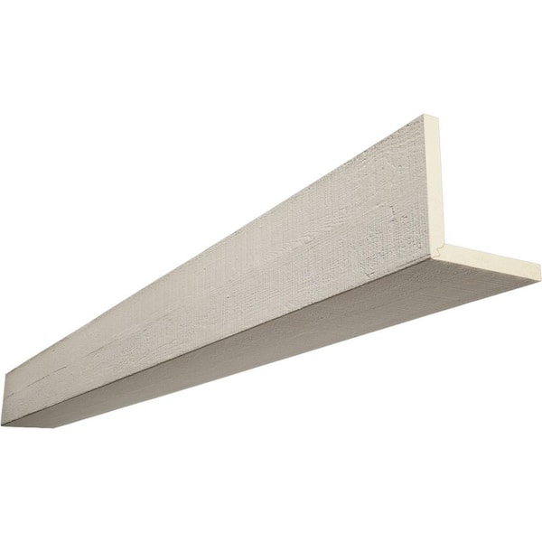 Ekena Millwork Endurathane 8 in. H x 6 in. W x 16 ft. L Rough Cedar Sand Dune Faux Wood Beam