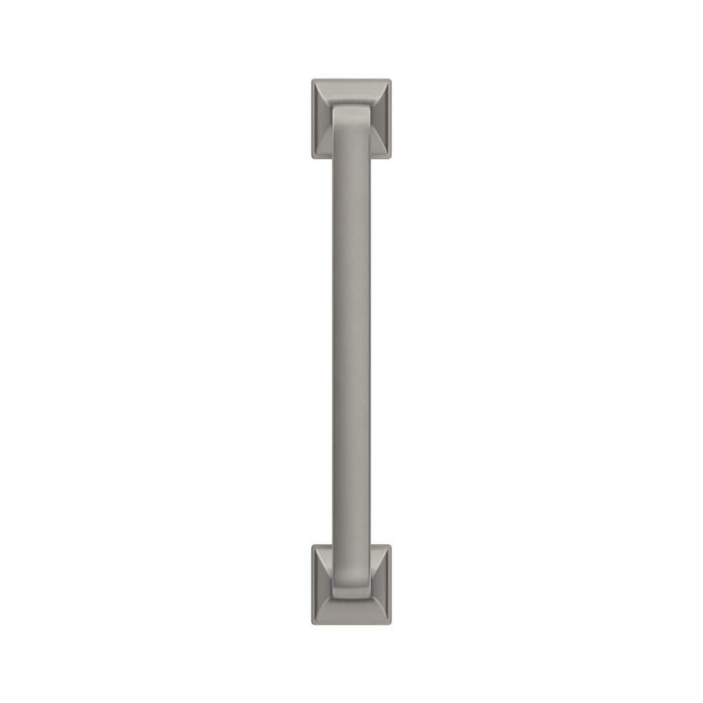 Ville 5.88" Brushed Nickel Traditional Cabinet Bar Pull