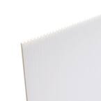 48 in. x 96 in. x 0.236 in. Fluted Twin Wall Plastic Sheet (5-Pack)
