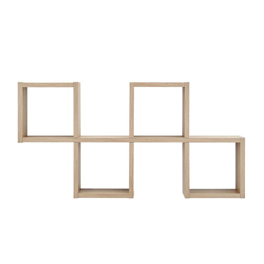 平棚 900x350x 300 DANYA B 15.25 in. Chessboard Cubby Wall Shelf Horizontal or