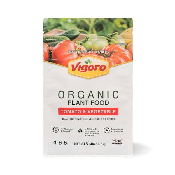Vigoro 6 lbs. Organic Tomato and Vegetable Plant Food, OMRI Listed, 4-6-5