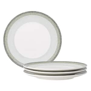 Colorscapes Layers Sage 8.25 in. Porcelain Coupe Salad Plates, Set of 4