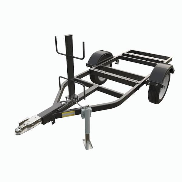 Unbranded Small Two-Wheel Road Trailer with Duo-Hitch