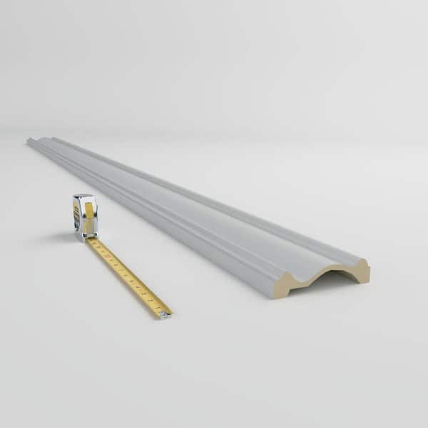 Ekena Millwork 1-3/8 in. x 6 in. x 94-1/2 in. Polyurethane Ashford Casing Moulding