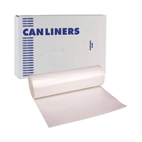 High-Density Can Liners, 45 gal, 10 mic, 40 High-Density Can Liners, 45 gal, 10 mic, 40