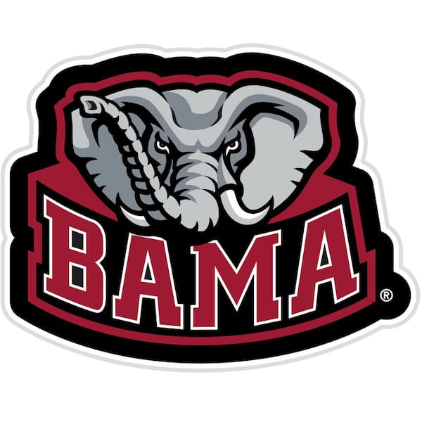 Evergreen 23 in. x 23 in. University of Alabama Red College Mascot Plug-In LED Lighted Plastic Sign