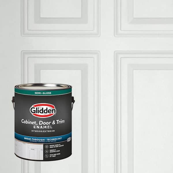 1 gal. PPG1011-1 Pacific Pearl Semi-Gloss Door, Trim & Cabinet Paint