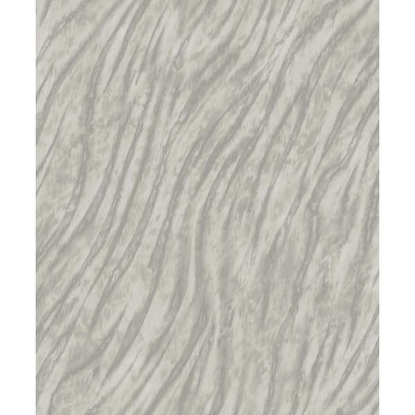 Fine Decor Arran Gray Swirling Stripe Non-Pasted Wallpaper Sample