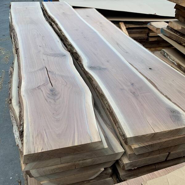 Walnut Live Edge Sawn Board, Live Wood Countertops South Africa
