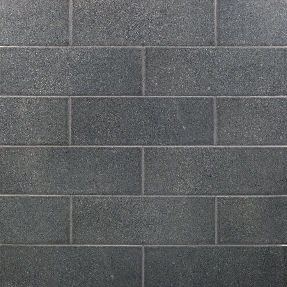 Ivy Hill Tile Piston Camp Gray Rock 4 in. x 12 in. 7mm Matte