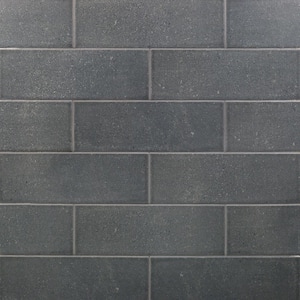 Piston Camp Gray Rock 4 in. x 12 in. 7mm Matte Ceramic Subway Wall Tile (34-piece 10.97 sq. ft. / box)