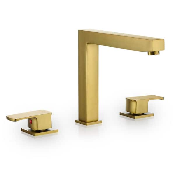 Altair Calden 2-Handle Deck-Mount Roman Tub Faucet in Brushed Gold