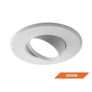 D-Series 5 in. and 6 in. White Eyeball Dimmable LED Recessed Retro Fit Downlight Kit