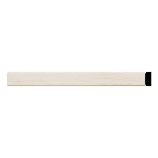 Ekena Millwork WM142 0.25 in. D x 0.75 in. W x 96 in. L Wood (Maple) Chair Rail Molding