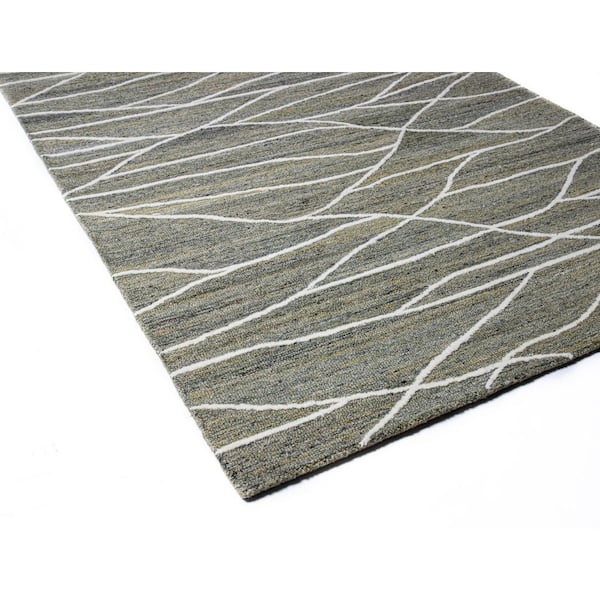 Verona Spruce 9 ft. x 12 ft. Geometric Transitional Area Rug