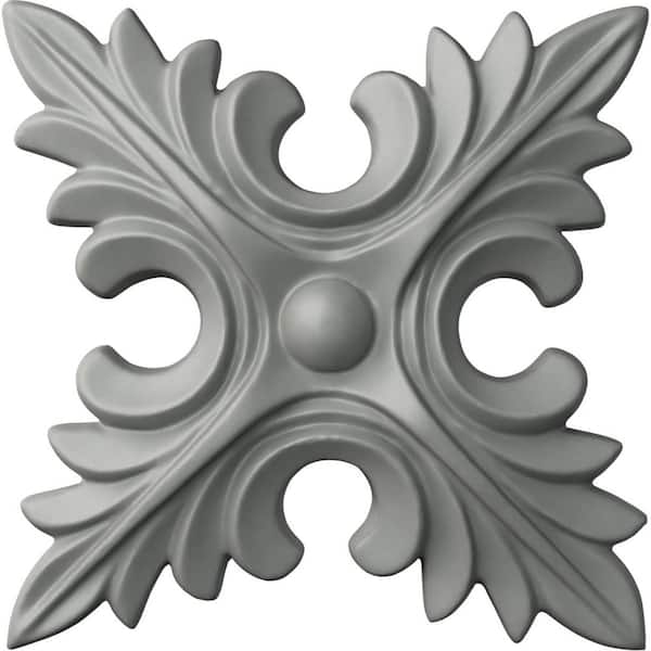 Ekena Millwork 5-3/4 in. x 7/8 in. x 5-3/4 in. Lanarkshire Rosette