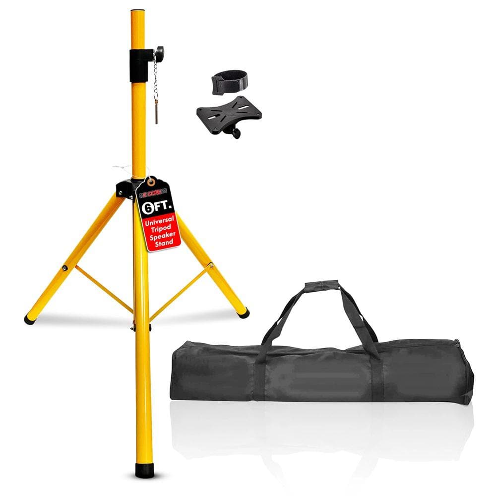 72 in. Adjustable Heavy-Duty Speaker Stand Tripod with 132 lbs. Capacity, 3