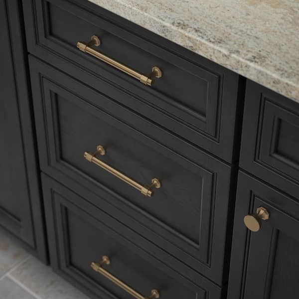 Classic Octagon 5-1/16 in. (128 mm) Classic Champagne Bronze Cabinet Drawer Pull