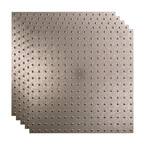 Minidome 2 ft. x 2 ft. Galvanized Steel Lay-In Vinyl Ceiling Tile (20 sq. ft.)
