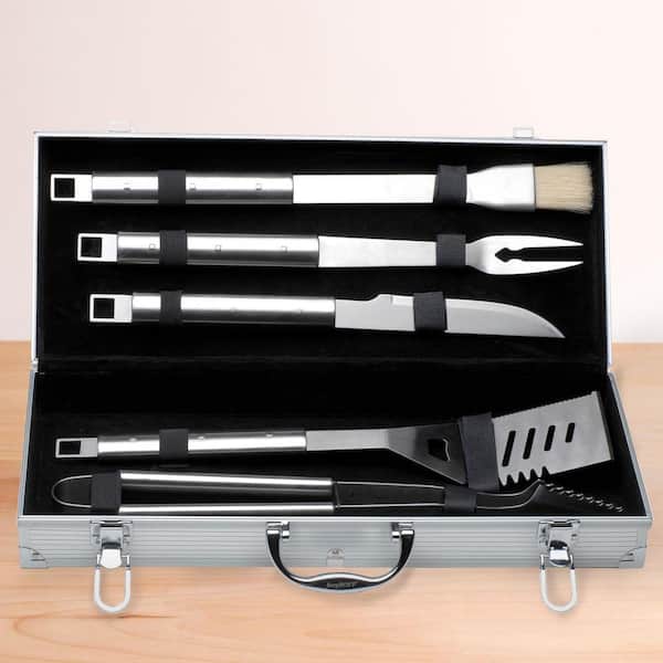 BergHOFF Cubo Essentials 6-Pieces Stainless Steel BBQ Set with
