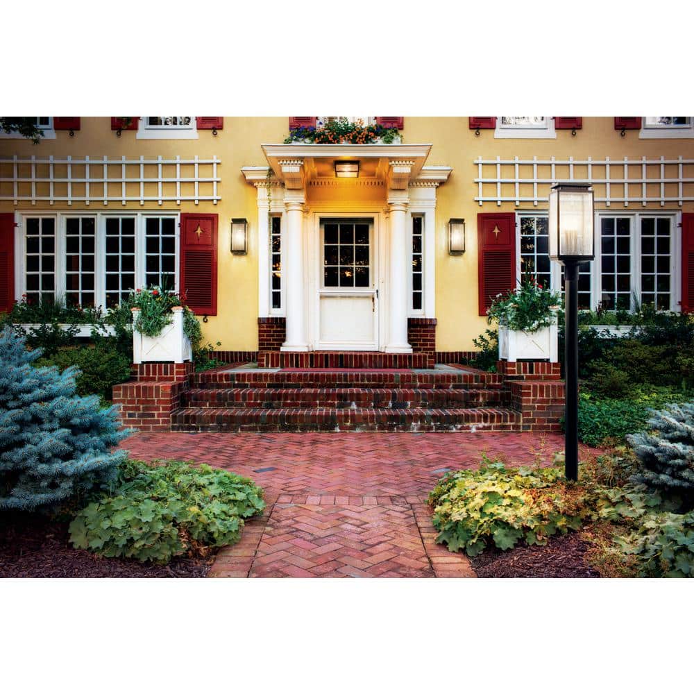 Manningham 2-Light Distressed Bronze Outdoor Flush Mount