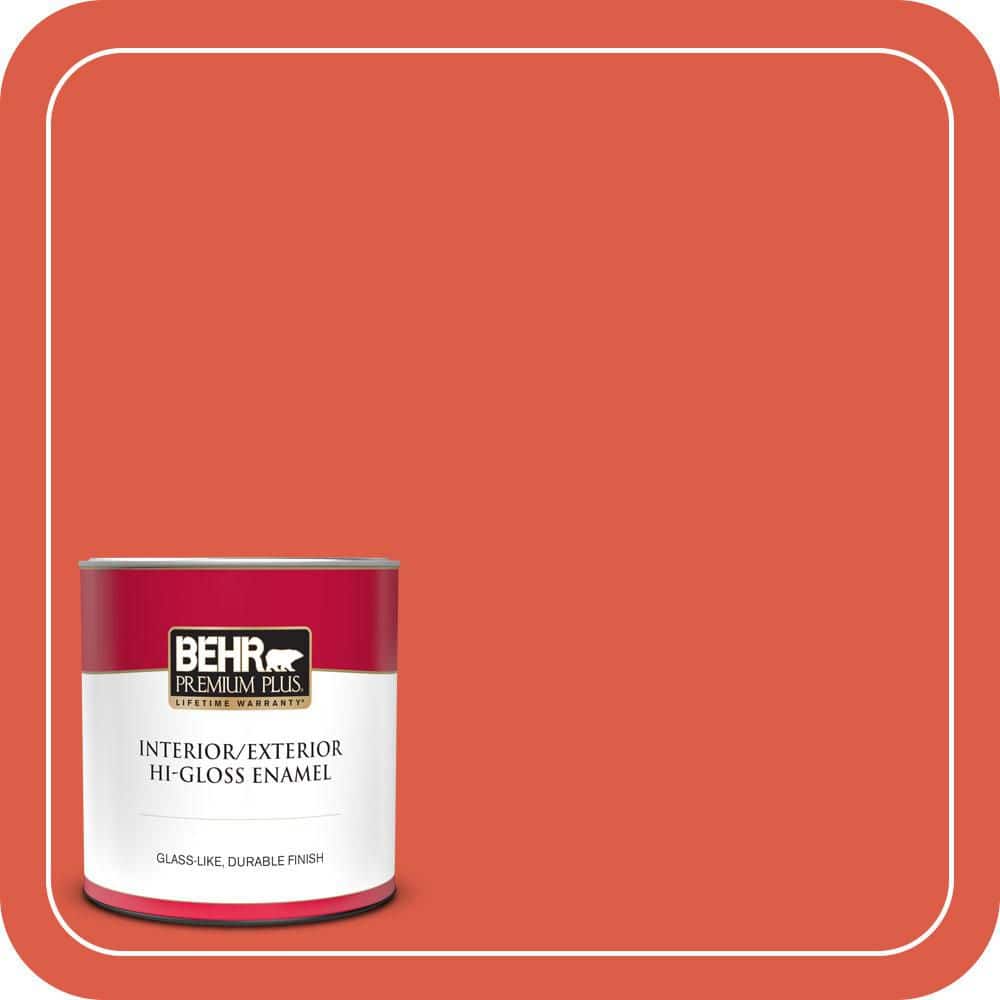 1 qt. #P180-6 Pimento Hi-Gloss Enamel Interior/Exterior Paint & Primer price history on PriceWatchPro
