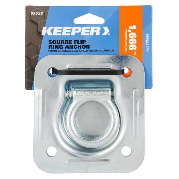 4-7/16 in. Square Flip Ring Recessed Anchor Point