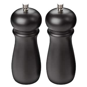 2-Piece Salt & Pepper Mill with 2 extra knobs