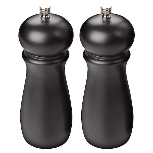 Winco 2-Piece Salt & Pepper Mill with 2 extra knobs