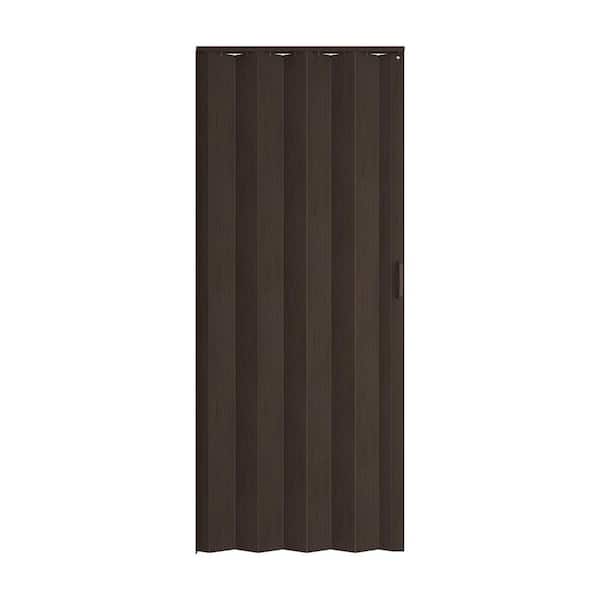 36 x 80 Jupiter Dark Walnut Accordion Door