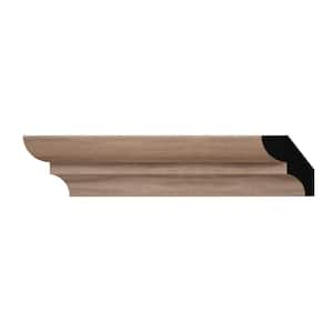 WM75 1.13 in. D x 1.25 in. W x 6 in. L Wood (Walnut) Panel Moulding Sample