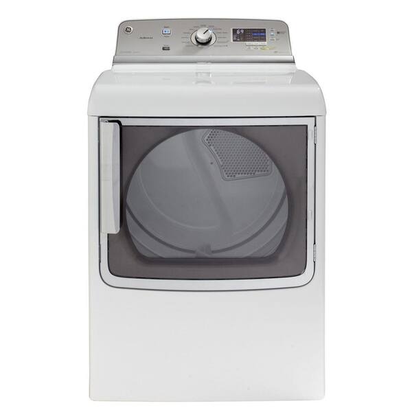 GE Adora 7.8 cu. ft. Electric Dryer with Steam in White