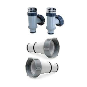 Above Ground Pool Plunger Valves and Replacement Hose Adapter A Maintenance Set