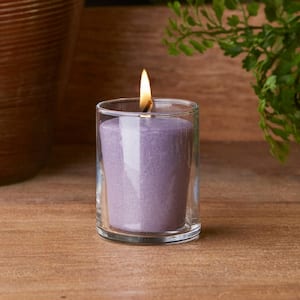 Seeking Balance Relax Geranium Lavender Scented Spa Votive Candle (Set of 18)