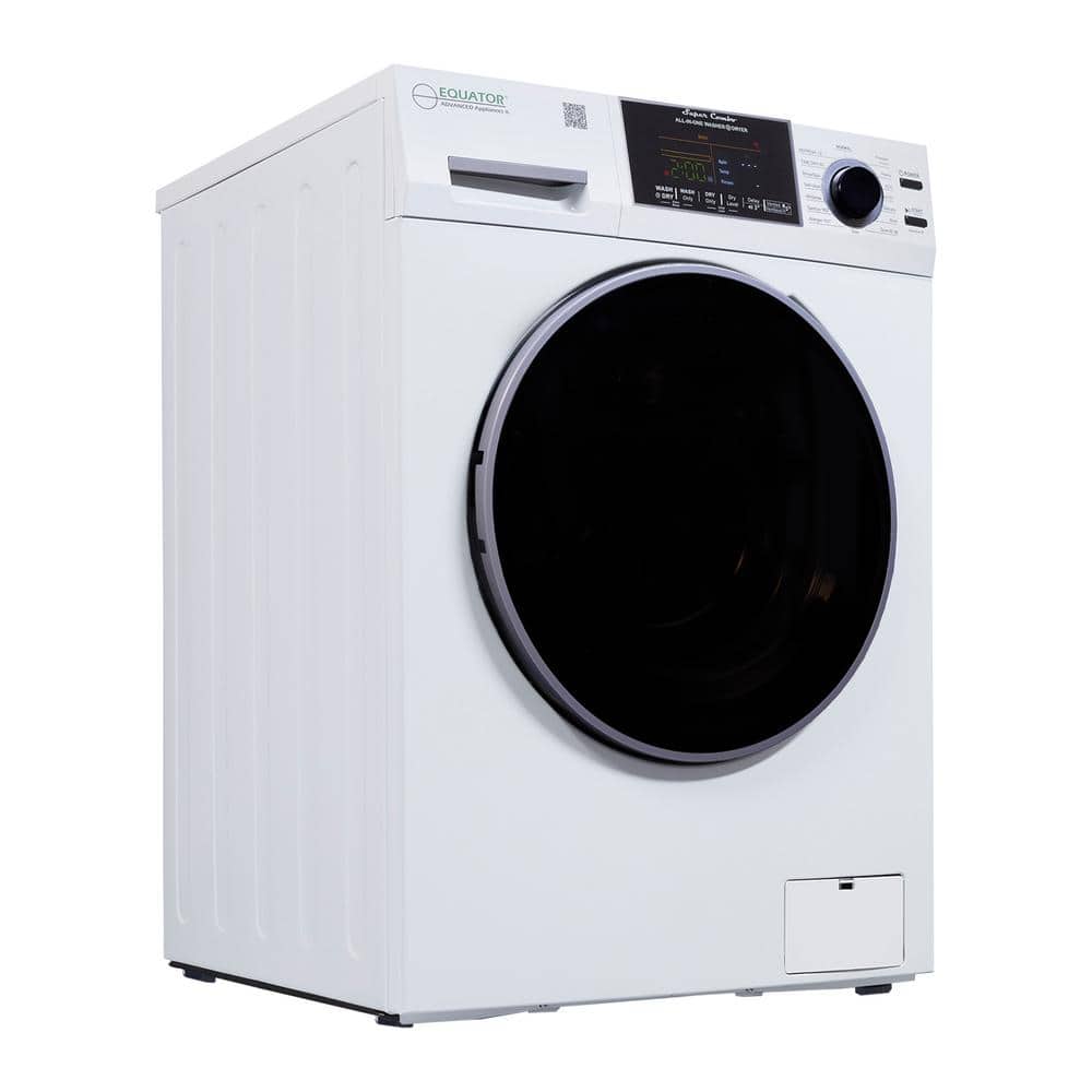 White 36" Electric Smart Combo Washer Dryer